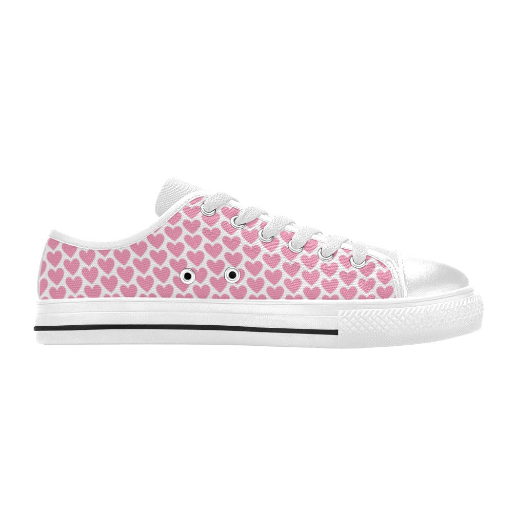 Pinkie's Heart Canvas Sneakers