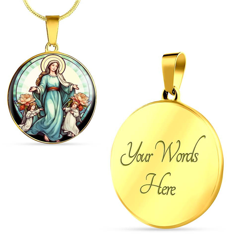 Virgin Mary Necklace