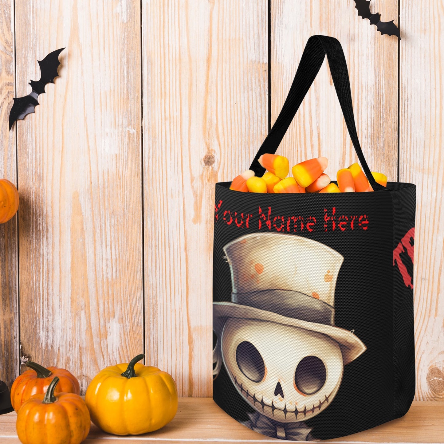 Personalized Skeleton Candy Bag