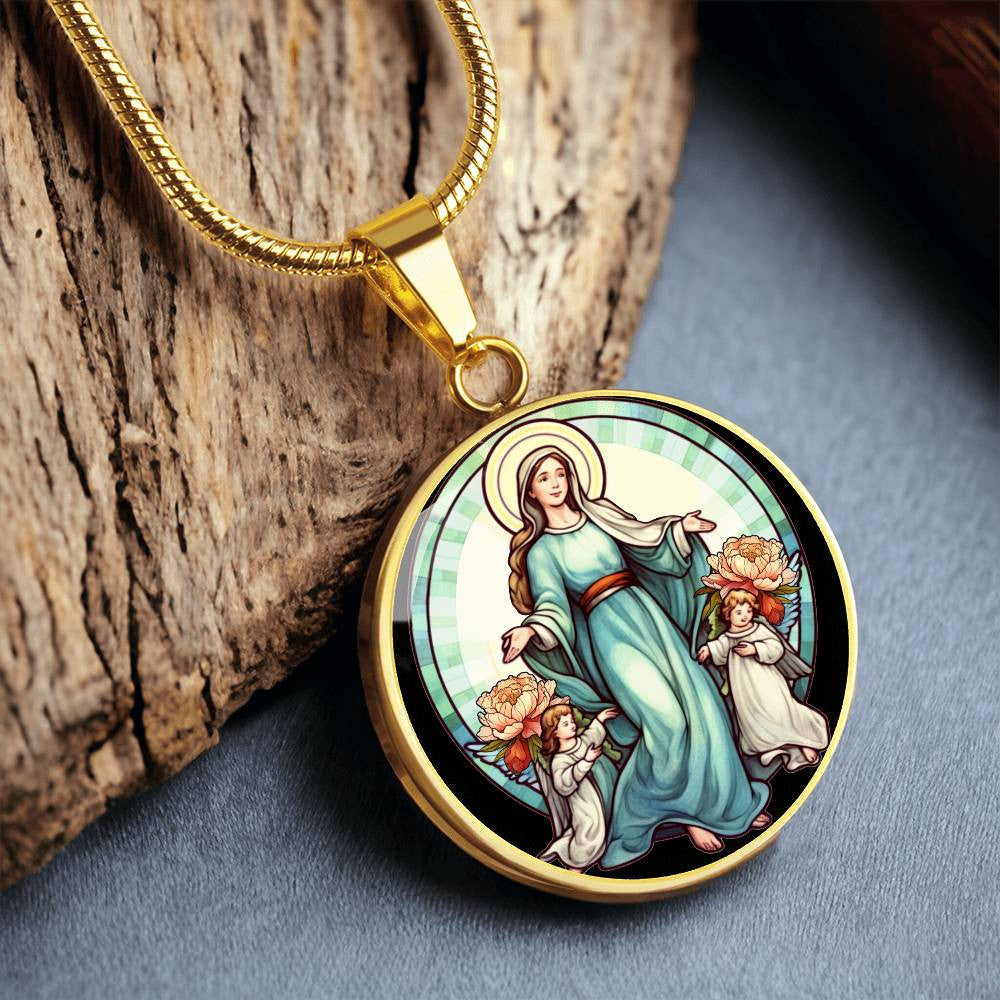 Virgin Mary Necklace