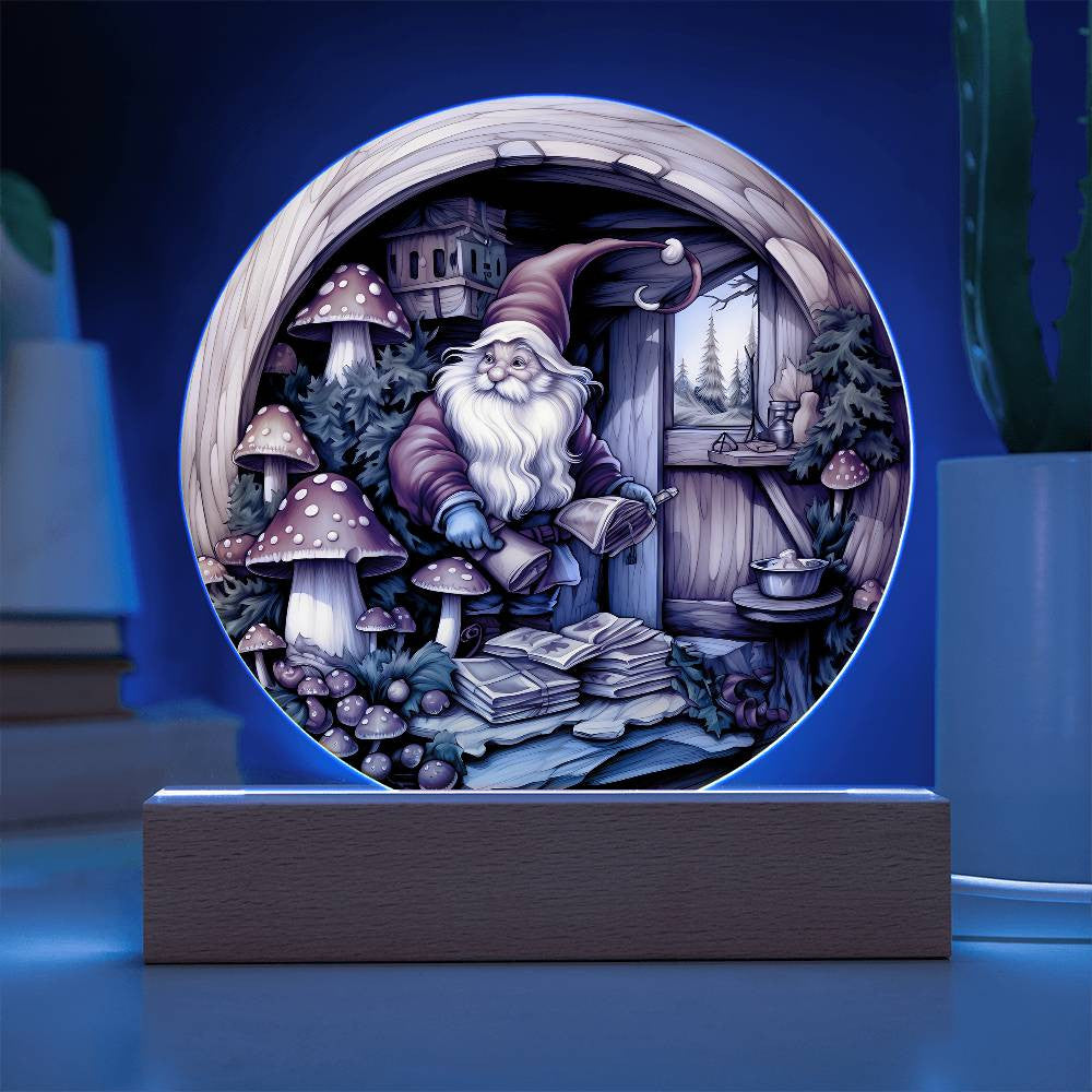 3D Christmas Gnome Plaque and Ornament
