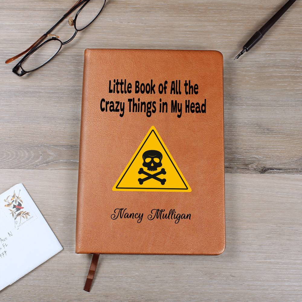 Caution Skull Mood Tracker Journal
