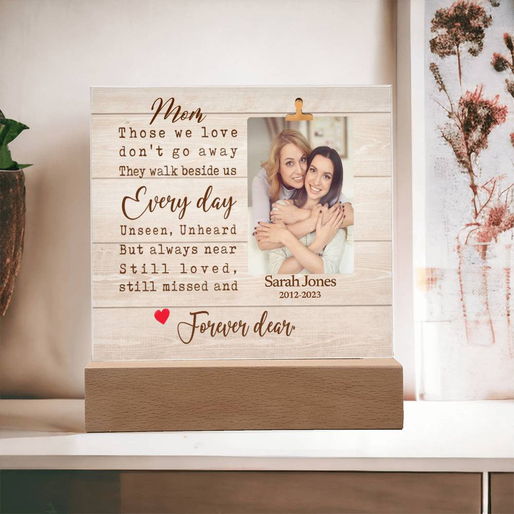 Mom Memorial Plaque and Ornament