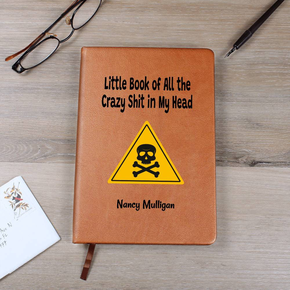 Caution Skull Mood Tracker Journal