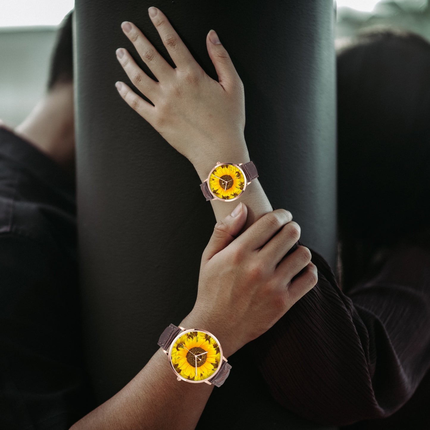 Instafamous Quartz Sunflower Watch