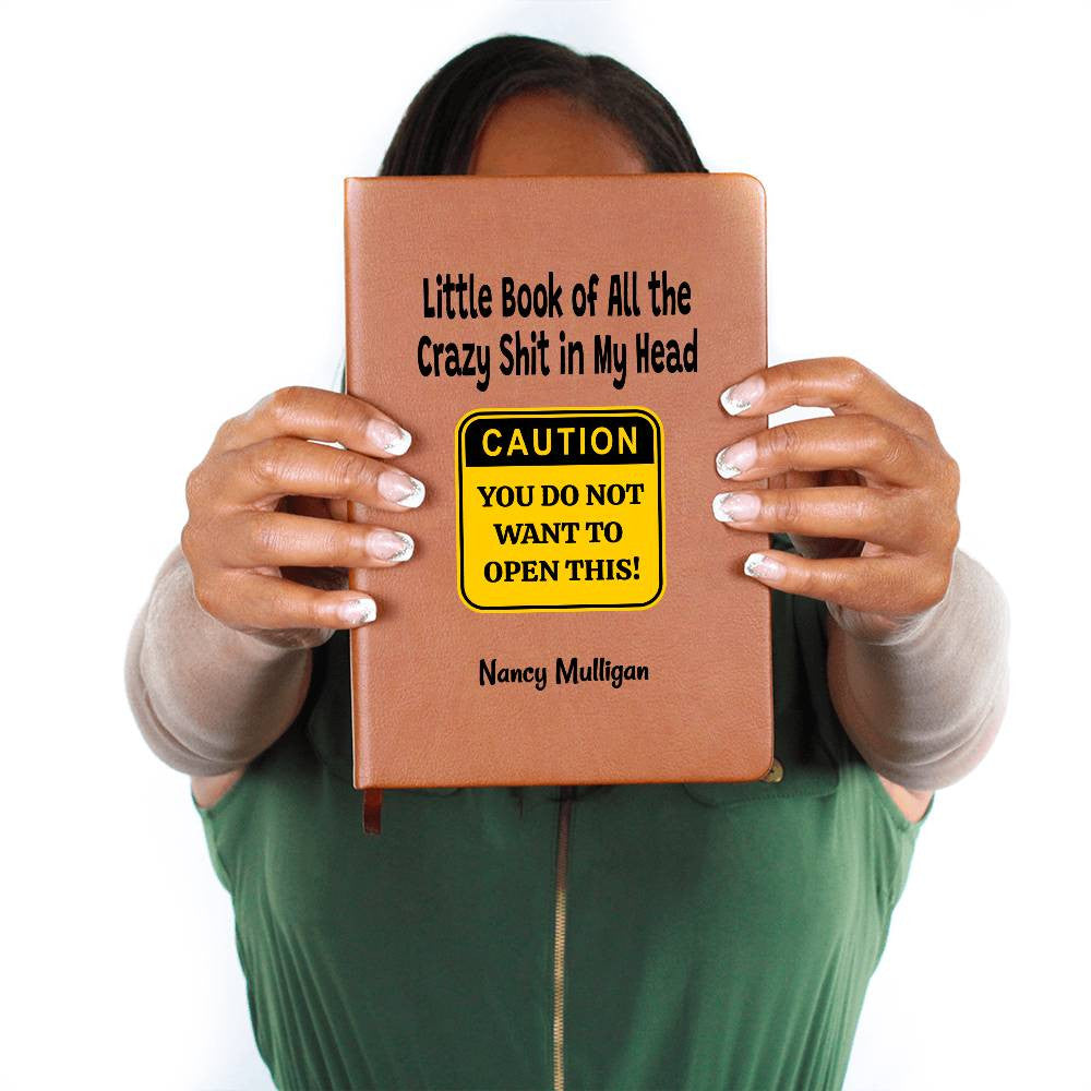 Custom Caution Daily Anxiety Journal
