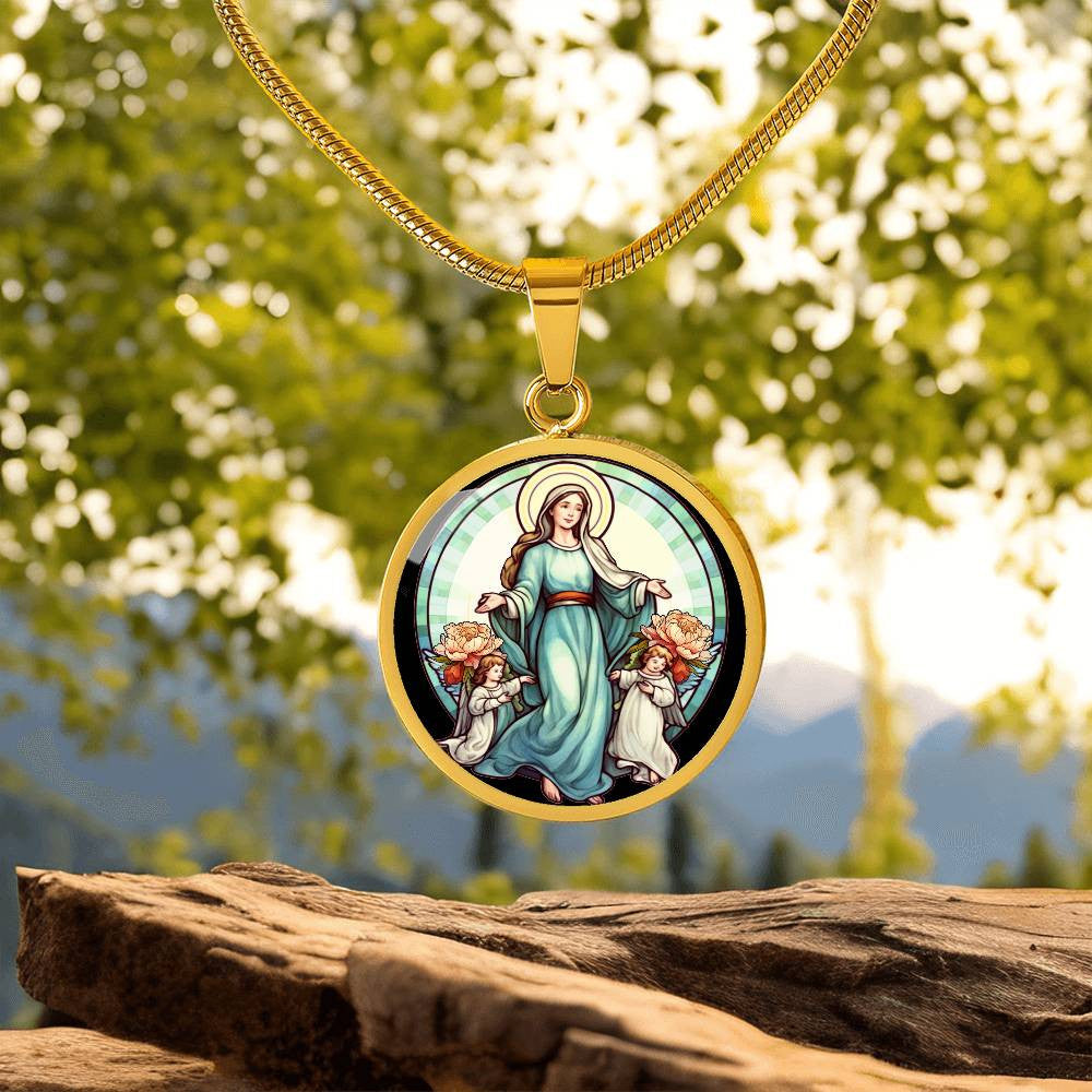 Virgin Mary Necklace