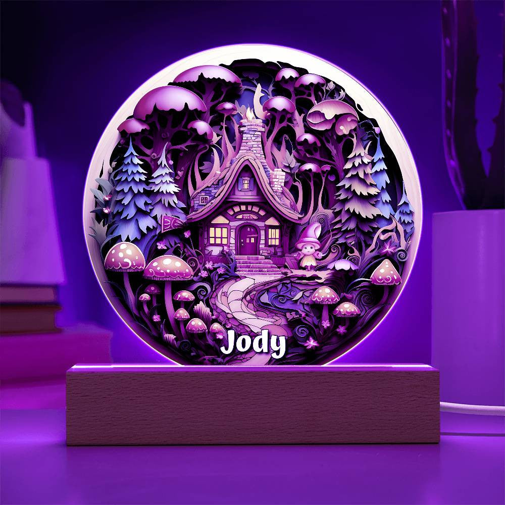 3D Girl Gnome Plaque and Ornament