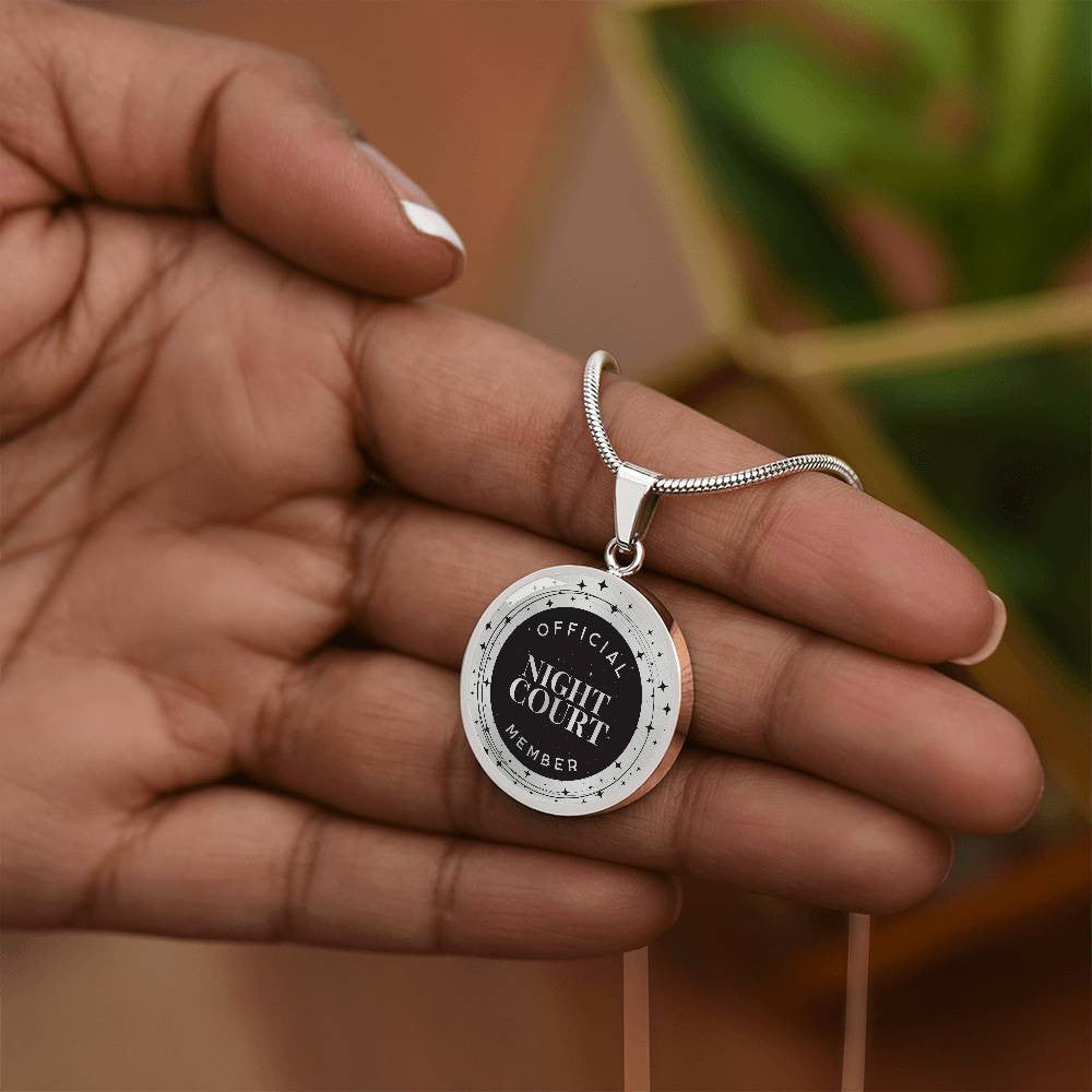 Personalized Acotar Official Night Court Member Necklace