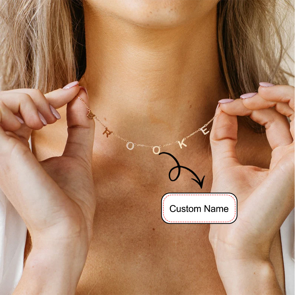 Letter Name Necklace