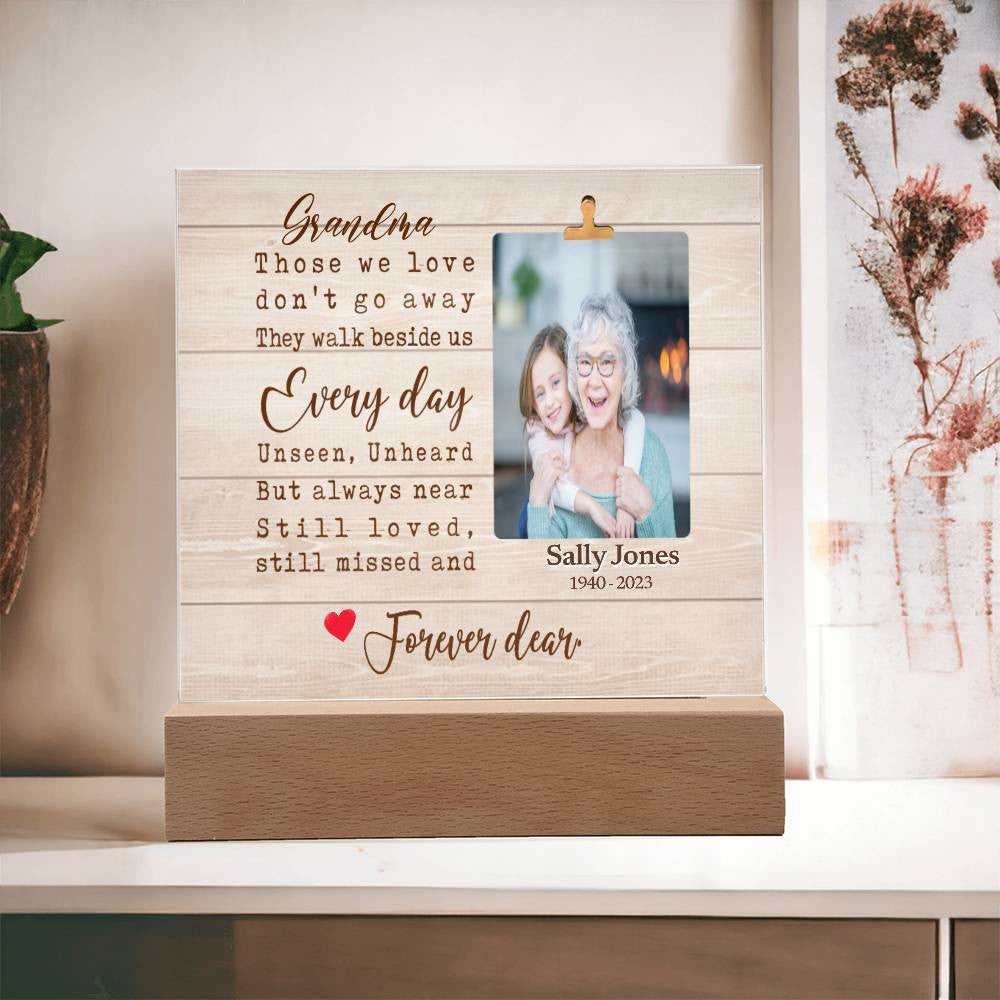 Personalized Grandma In Remembrance Plaque