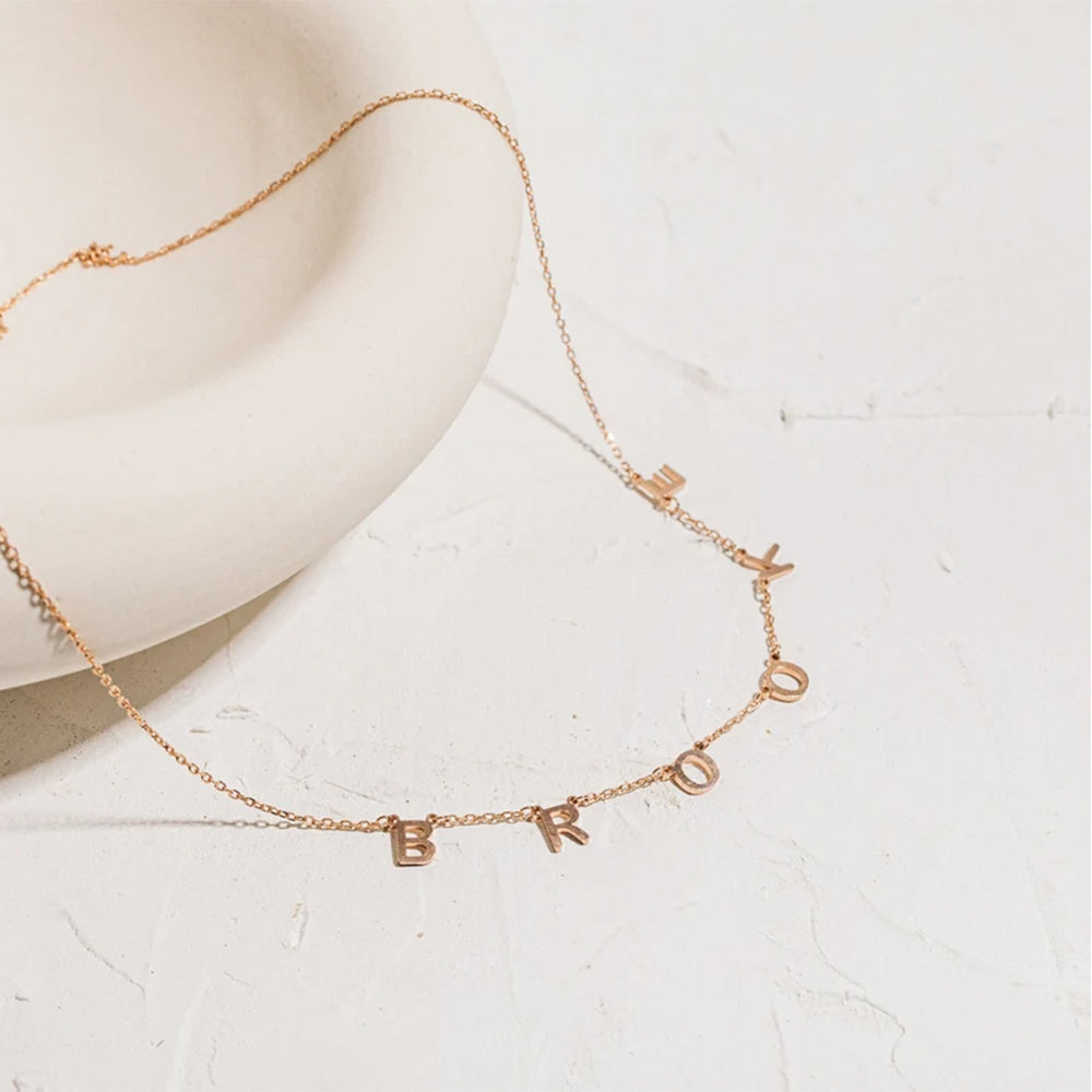 Letter Name Necklace