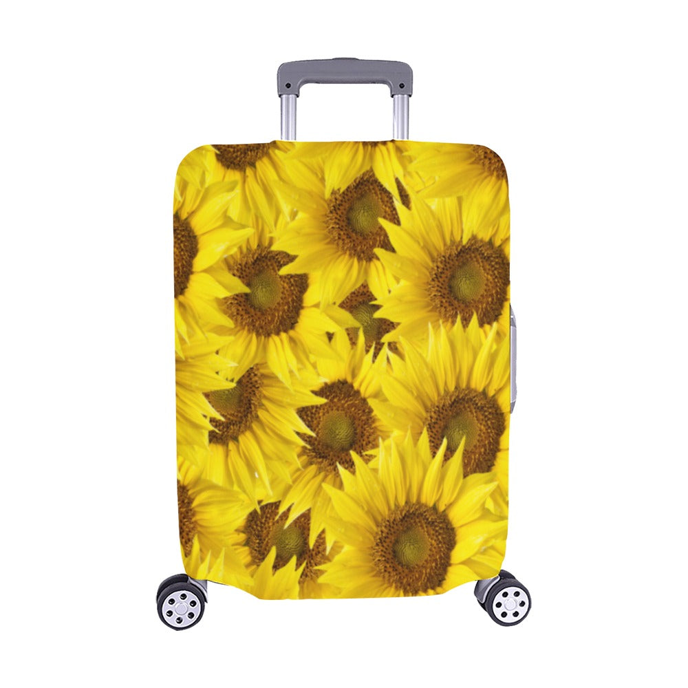 Sunflower Luggage Cover ( Medium )