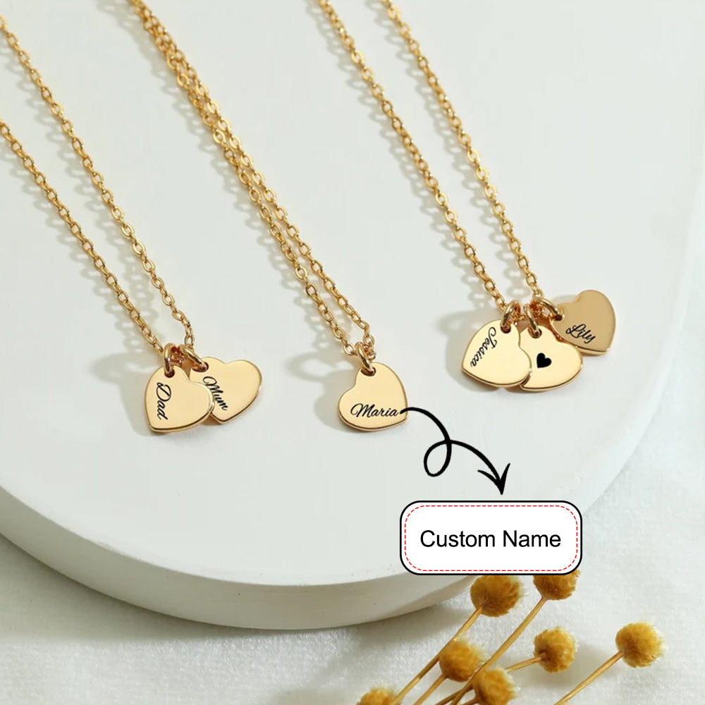 Personalized Heart Necklace