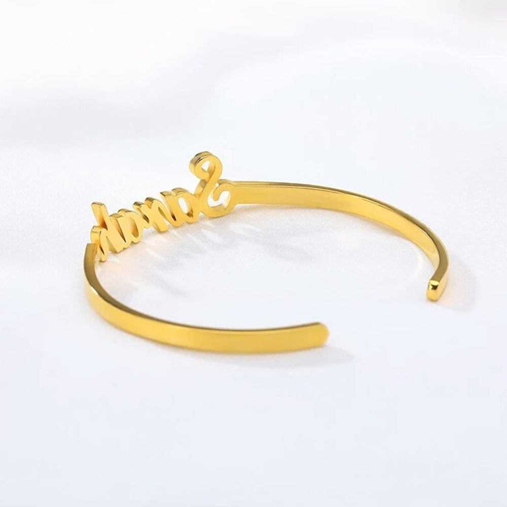 Personalized Name Cuff Bracelet