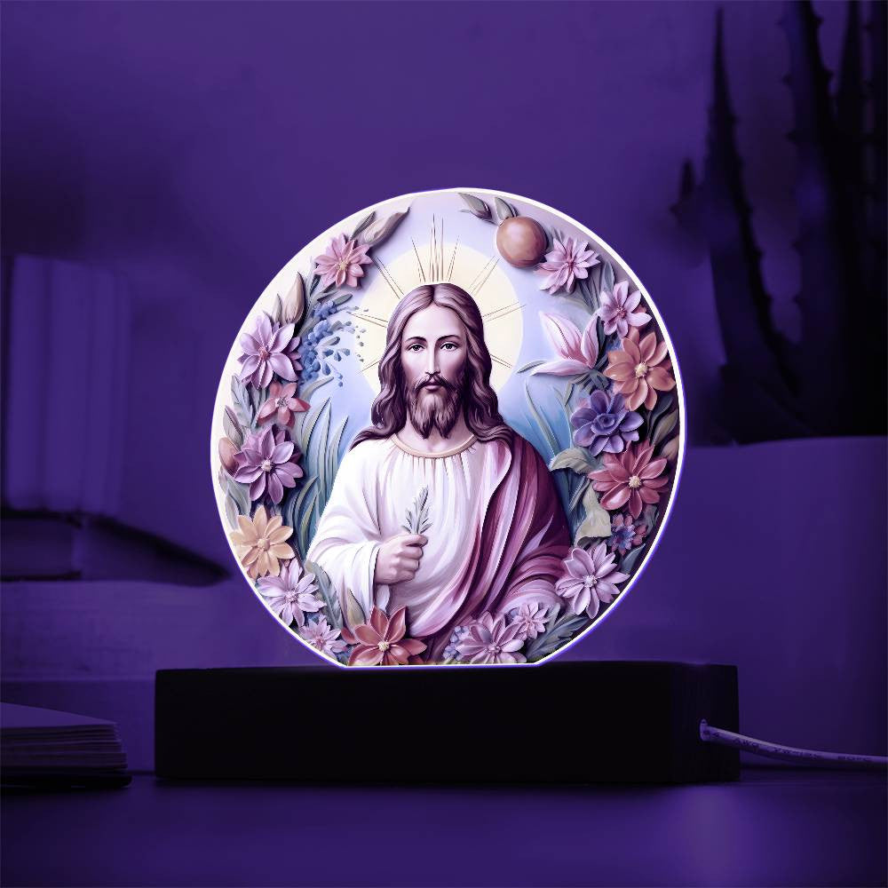 3D Look Jesus Easter Plaque