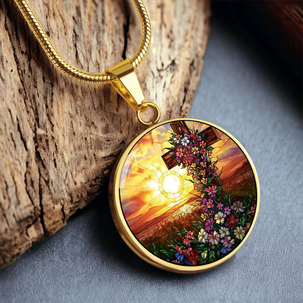 Personalized Traditional Catholic Orthodox Cross Necklace