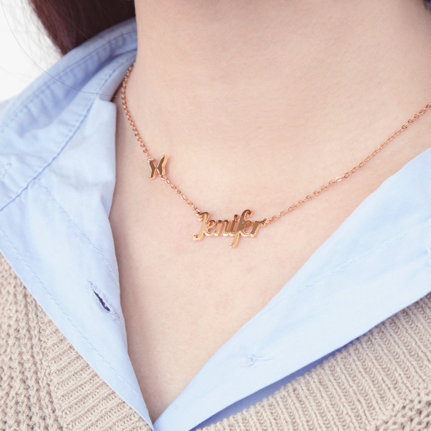 Dainty Butterfly Necklace