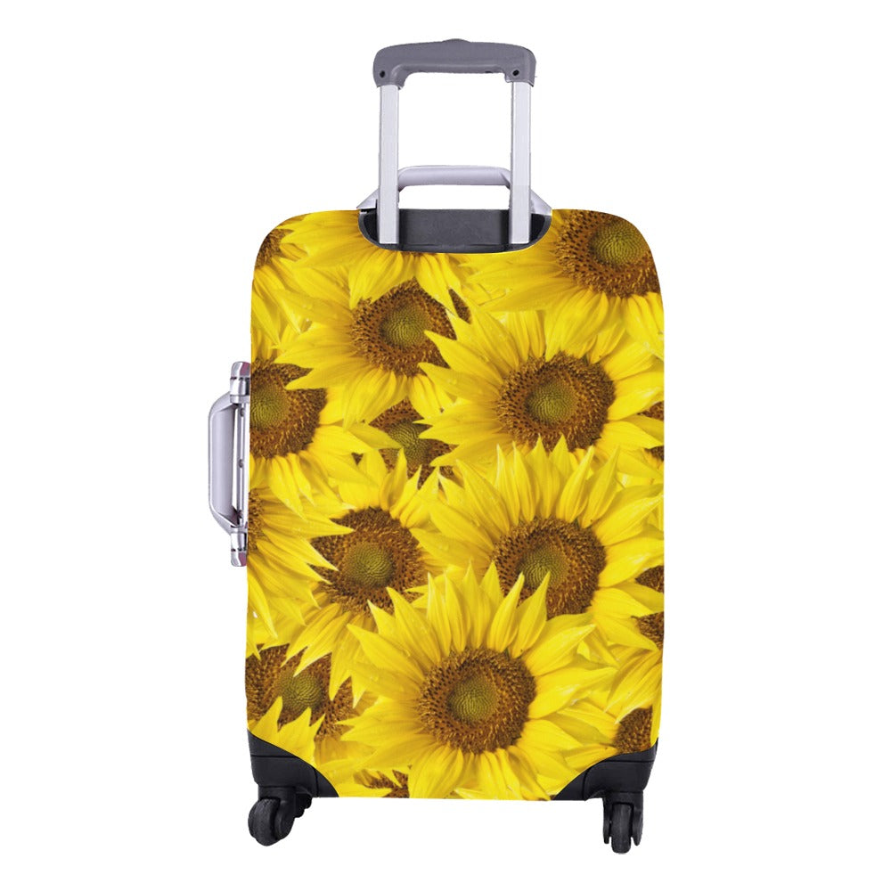 Sunflower Luggage Cover ( Medium )