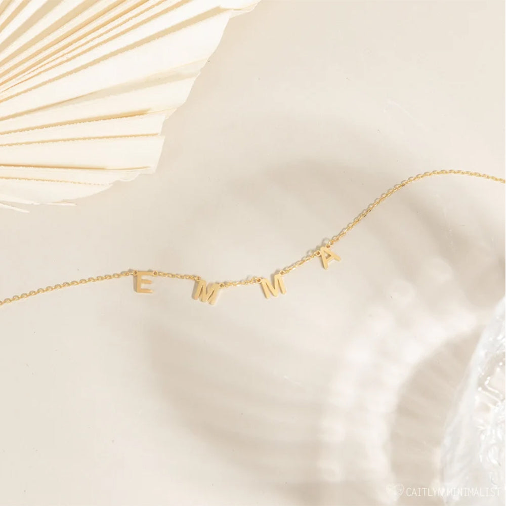 Letter Name Necklace