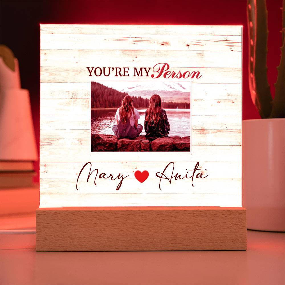 You're My Person Square Plaque