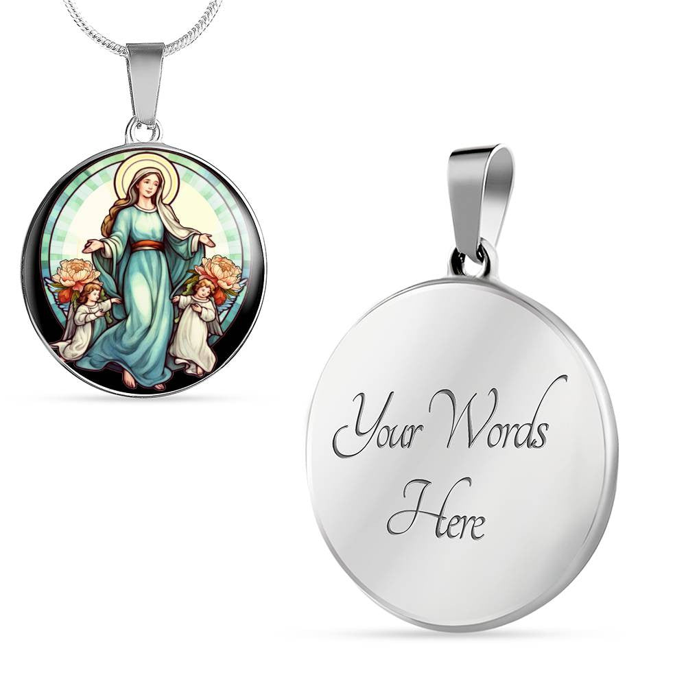 Virgin Mary Necklace