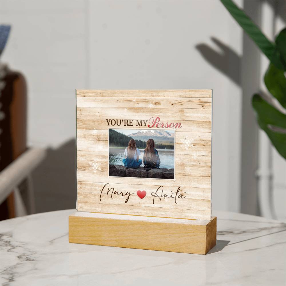 You're My Person Square Plaque