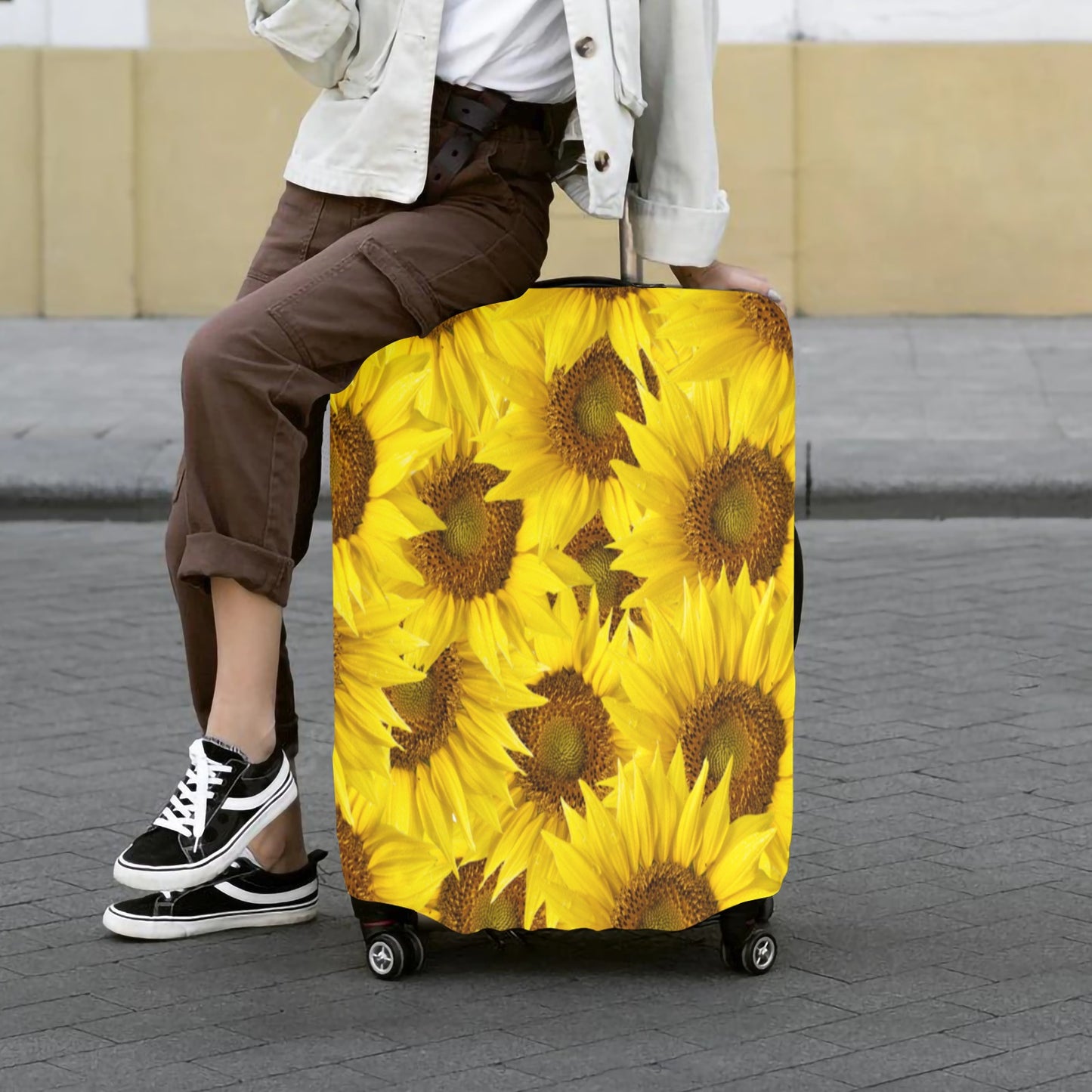 Sunflower Luggage Cover (Extra Large)