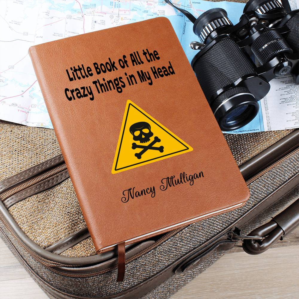 Caution Skull Mood Tracker Journal