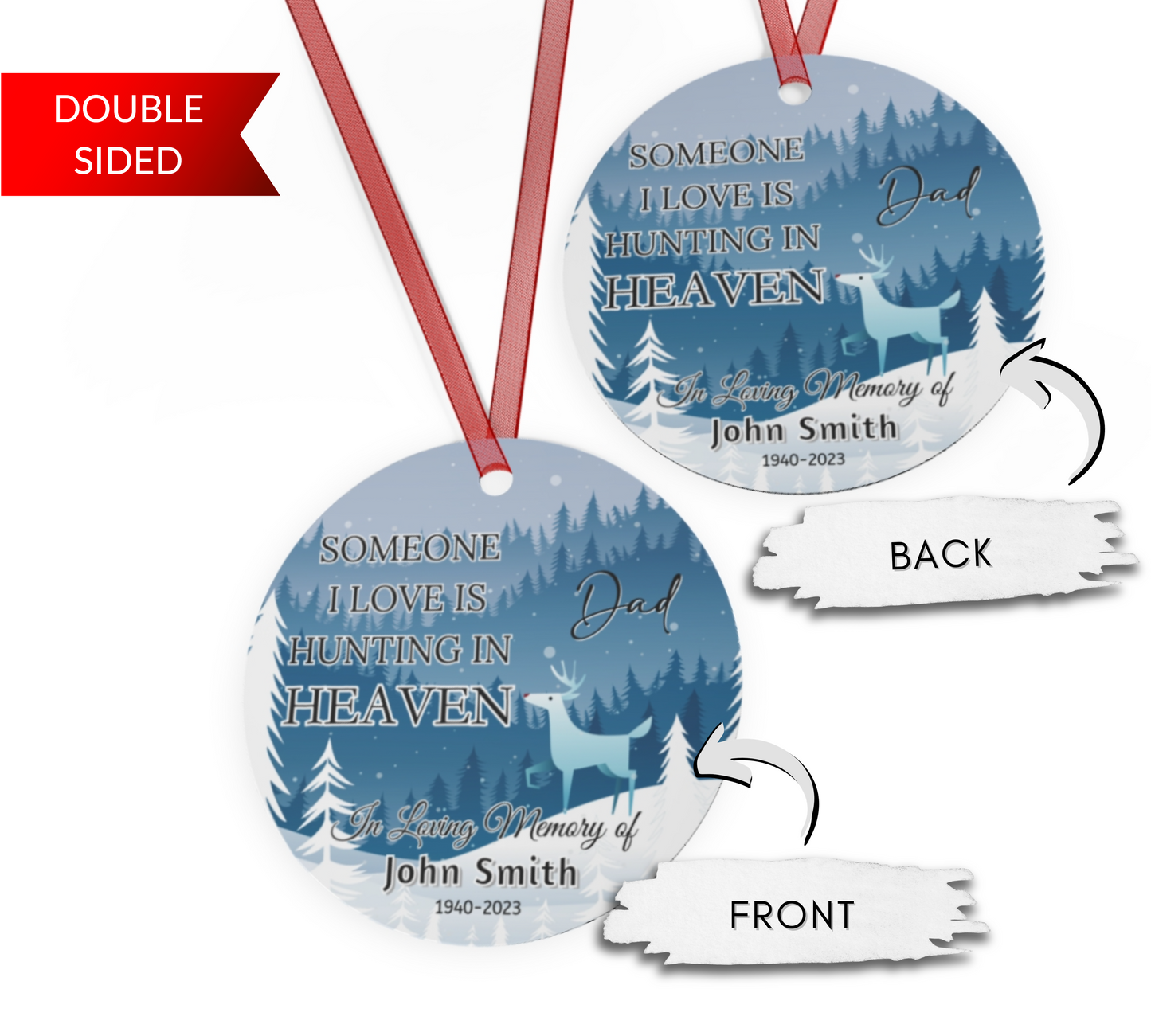 Dad Remembrance Ornament Gift