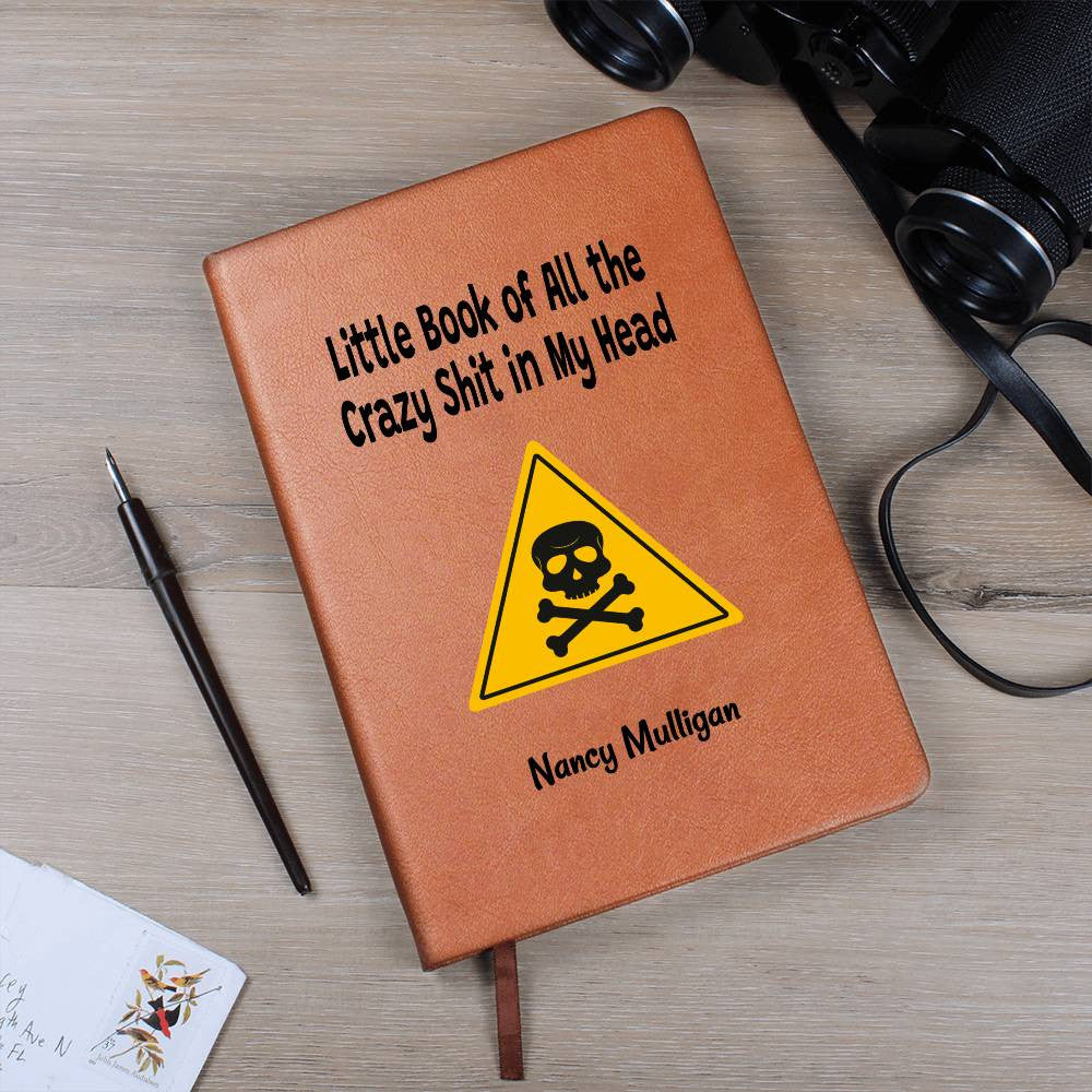 Caution Skull Mood Tracker Journal