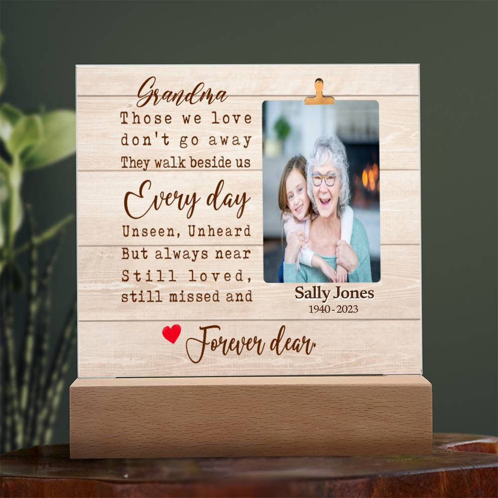 Personalized Grandma In Remembrance Plaque