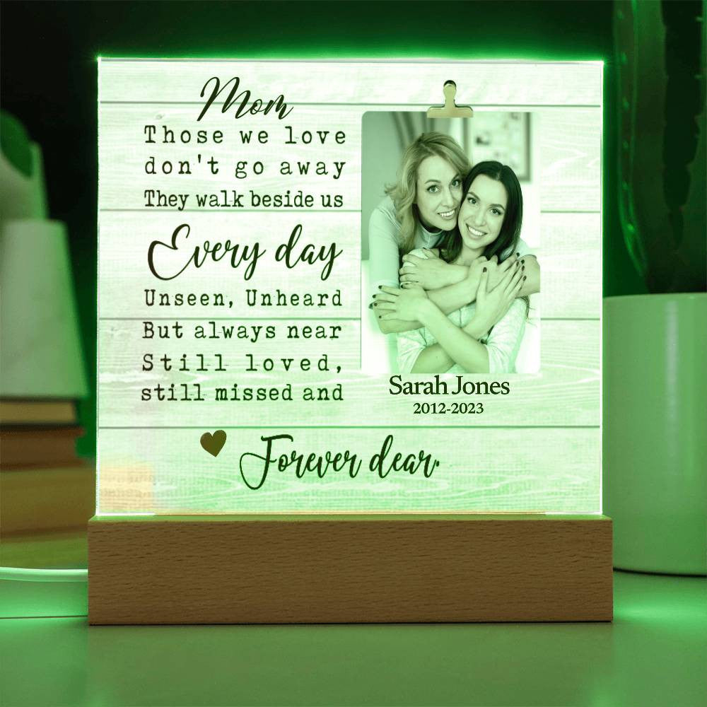 Mom Memorial Plaque and Ornament