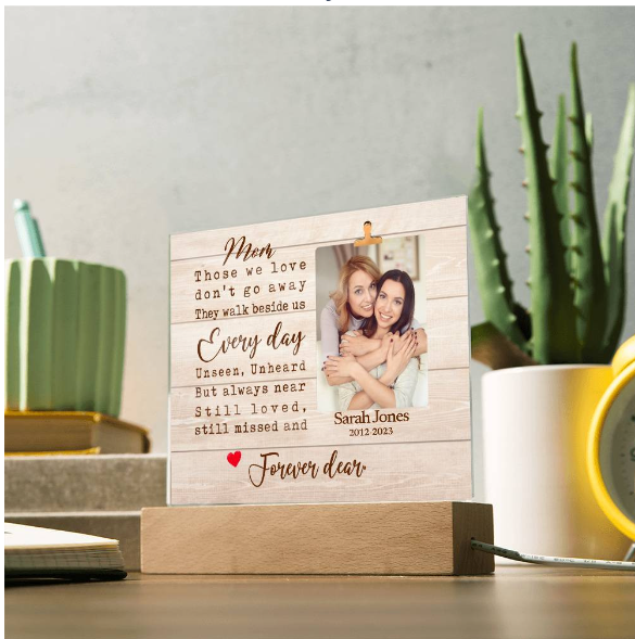 Personalized Mom In Remembrance Ornament