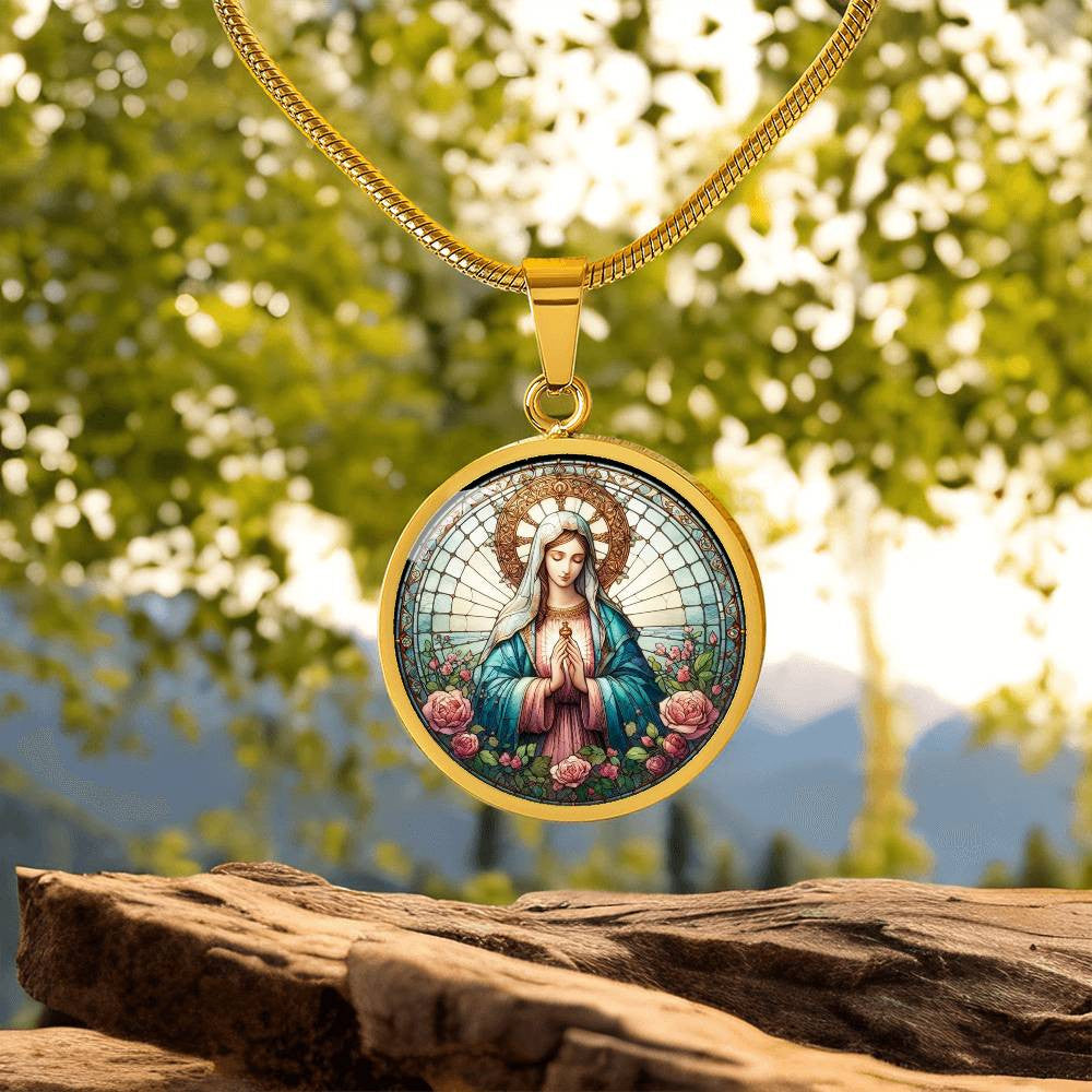 Virgin Mary Necklace