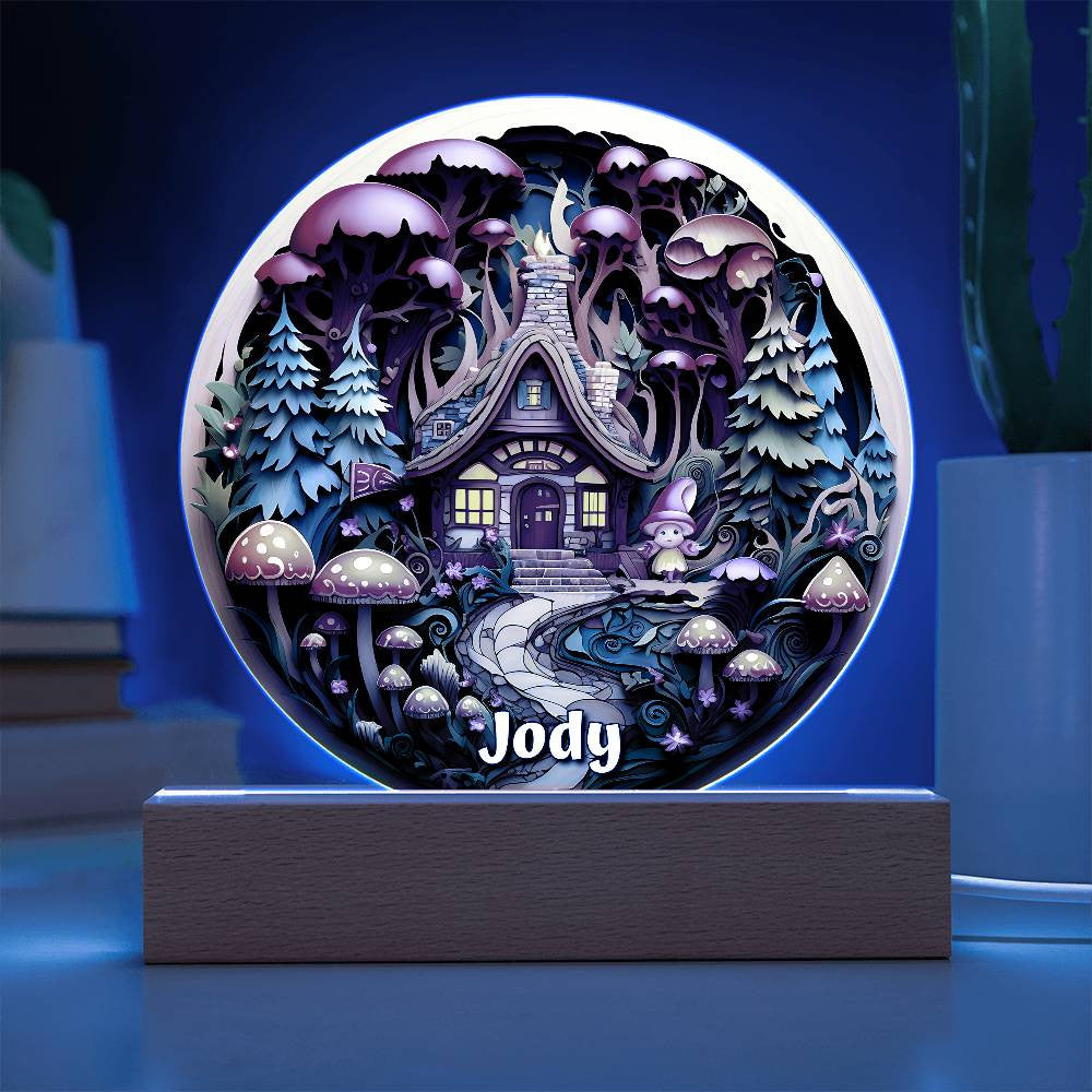 3D Girl Gnome Plaque and Ornament