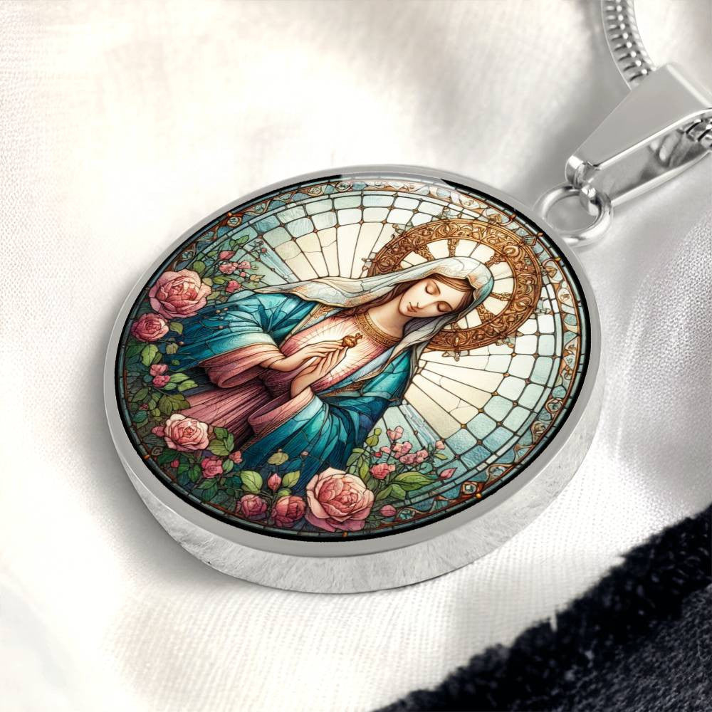 Virgin Mary Necklace