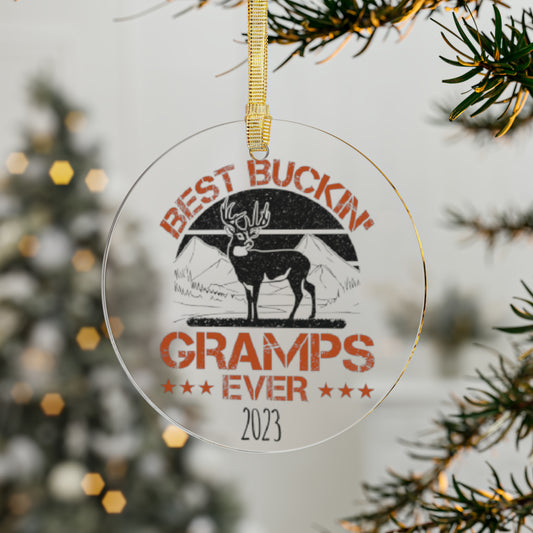 Best Buckin' Gramps Ornament