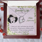 Beautiful Wife Anniversary | I Choose You | Forever Love Necklace