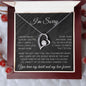I'm Sorry | Black Sparkle-I Never Meant To | Forever Love Necklace