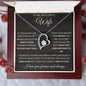 To My Beautiful Wife | The Best | Forever Love Necklace