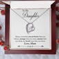 To My Daughter | Always Remember Love Mum | Forever Love Necklace