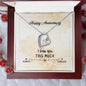 Happy Anniversary | I Love You | Forever Love Necklace