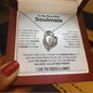 To My Soulmate | Missing Piece Gray | Forever Love Necklace