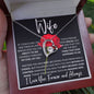 To My Wife | The Best Rose | Forever Love Necklace