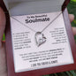 To My Soulmate | Missing Piece Gray | Forever Love Necklace