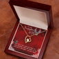 To My Firefighter Wife | I Fell in Love | Forever Love Necklace