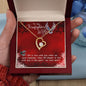 To My Firefighter Wife | I Fell in Love | Forever Love Necklace