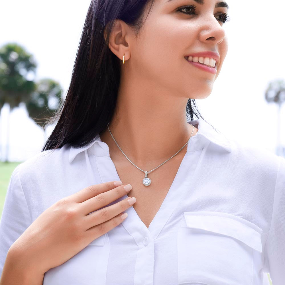 To My Bestfriend | My Good Luck Charm | Eternal Hope Necklace