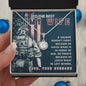 To The Best Army Wife | A Soldier | Eternal Hope Necklace